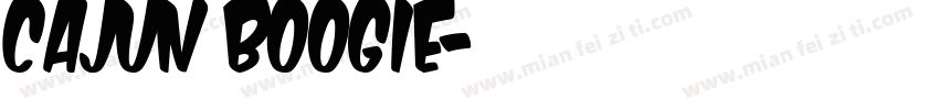Cajun Boogie字体转换